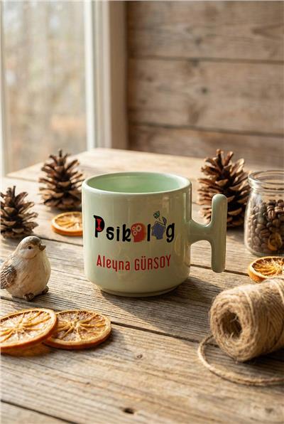 Psikolog Kişiye Özel T Pastel Kupa