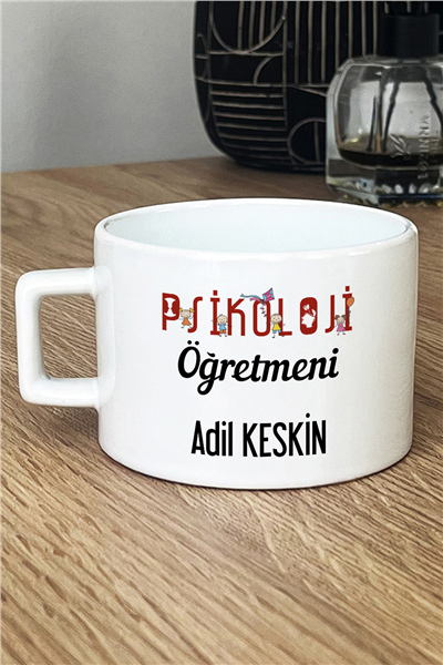 Psikoloji Öğretmeni Kişiye Özel Lüks Fincan