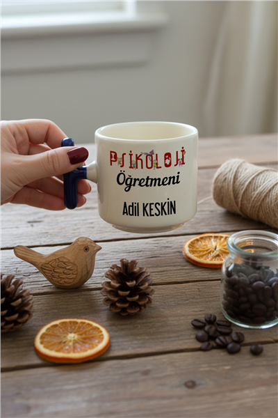 Psikoloji Öğretmeni Kişiye Özel T Kupa