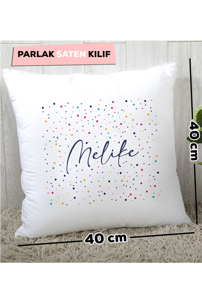 Puantiye İsim Kişiye Özel Yastık
