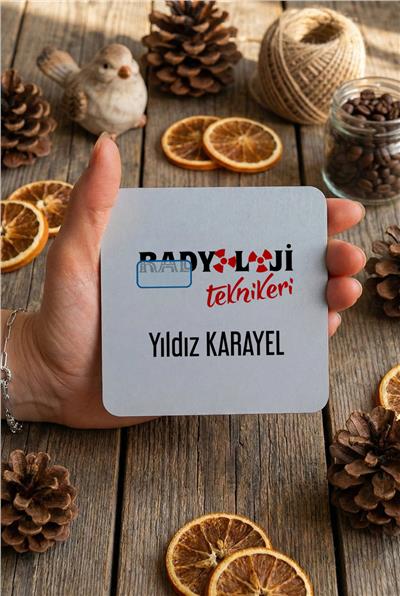Radyoloji Teknikeri Kişiye Özel Bardak Altlığı