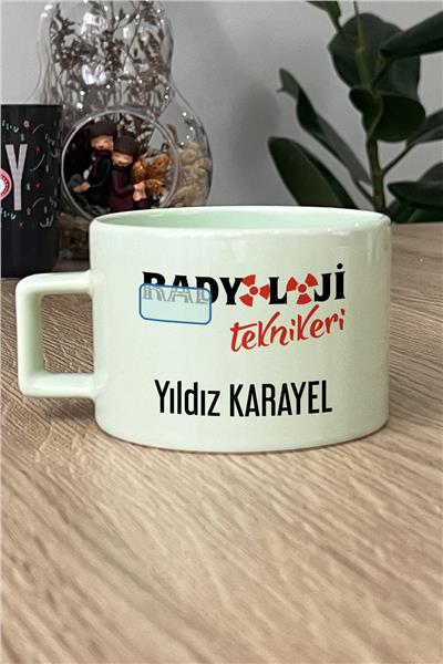 Radyoloji Teknikeri Kişiye Özel Lüks Pastel Fincan