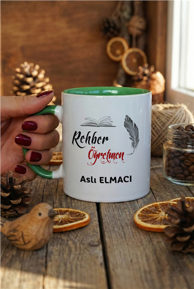 Rehber Öğretmen Kişiye Özel Kupa Bardak Standart