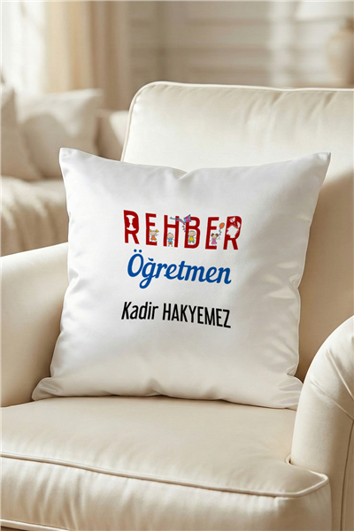 Rehber Öğretmeni Kişiye Özel Yastık