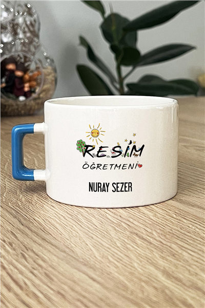 Resim Öğretmeni Kişiye Özel Lüks Fincan
