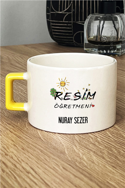 Resim Öğretmeni Kişiye Özel Lüks Fincan