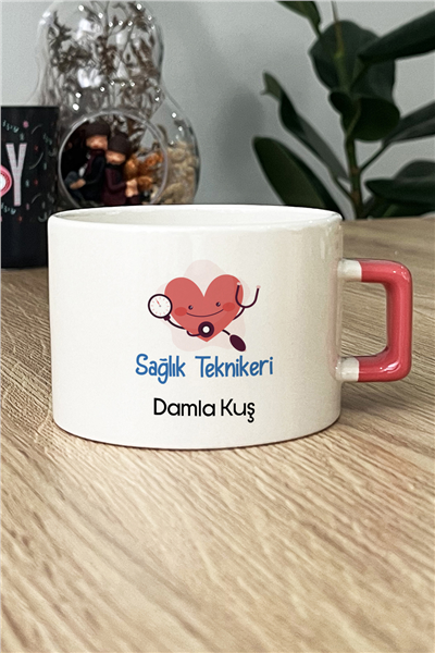 Sağlık Teknikeri Kişiye Özel Lüks Fincan