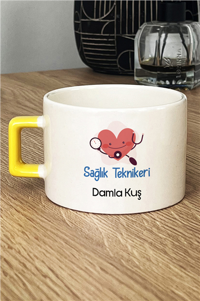 Sağlık Teknikeri Kişiye Özel Lüks Fincan