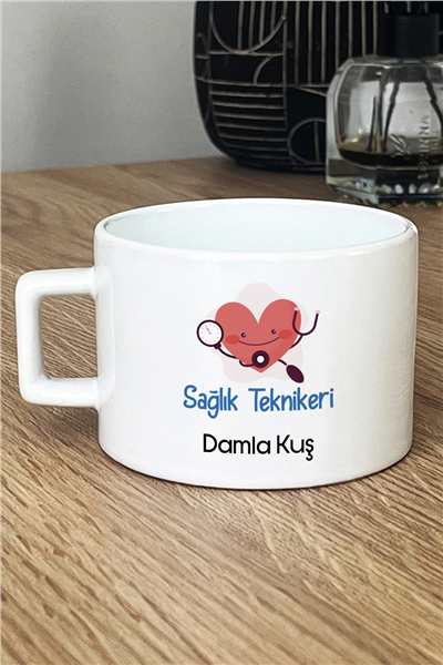 Sağlık Teknikeri Kişiye Özel Lüks Fincan