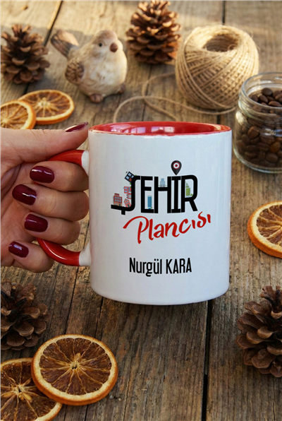 Şehir Plancısı Kişiye Özel Kupa Bardak Standart