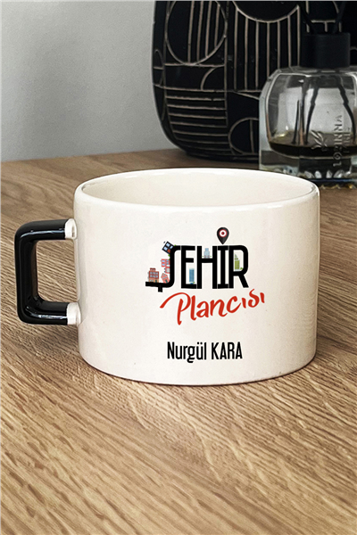 Şehir Plancısı Kişiye Özel Lüks Fincan