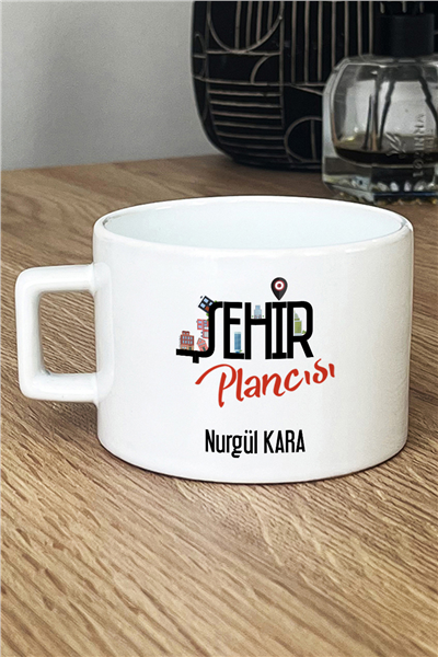 Şehir Plancısı Kişiye Özel Lüks Fincan