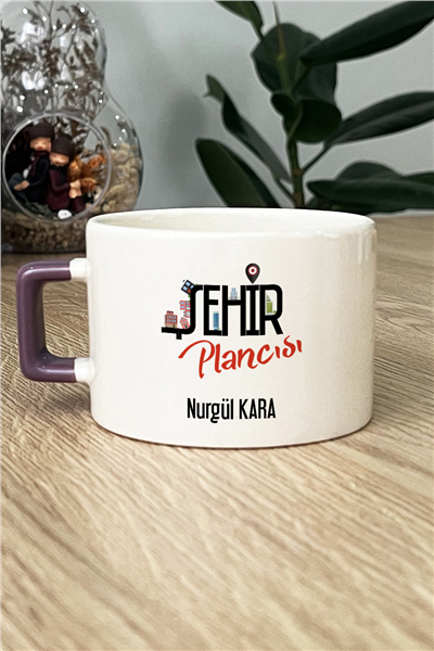 Şehir Plancısı Kişiye Özel Lüks Fincan