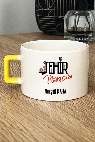 Şehir Plancısı Kişiye Özel Lüks Fincan