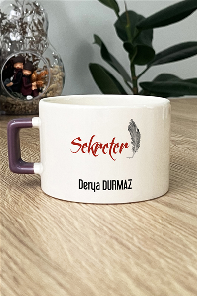 Sekreter Kişiye Özel Lüks Fincan
