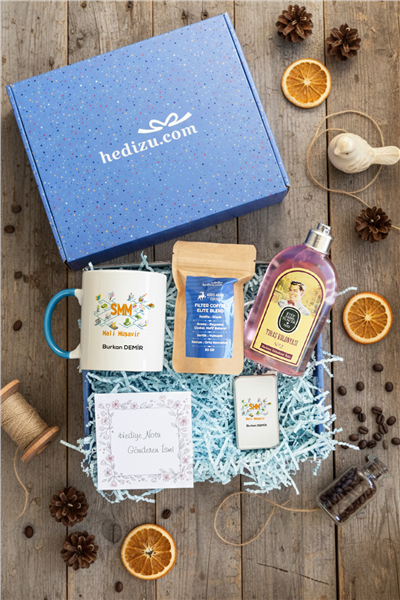 Serbest Muhasebeci Mali Müşavir Hediye Kutusu - Kişiye Özel Kupa Standart, Traş Kolonyası, Çakmak, Filtre Kahve