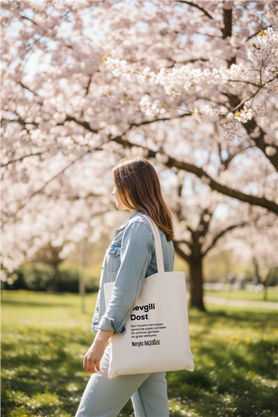 Sevgili Dost Kişiye Özel Bez Çanta