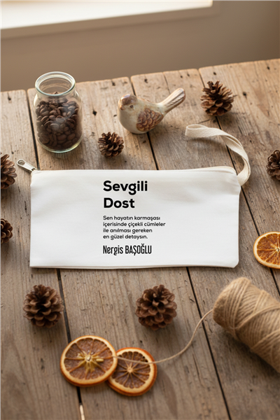 Sevgili Dost Kişiye Özel Kalemlik