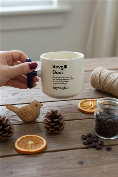 Sevgili Dost Kişiye Özel T Kupa