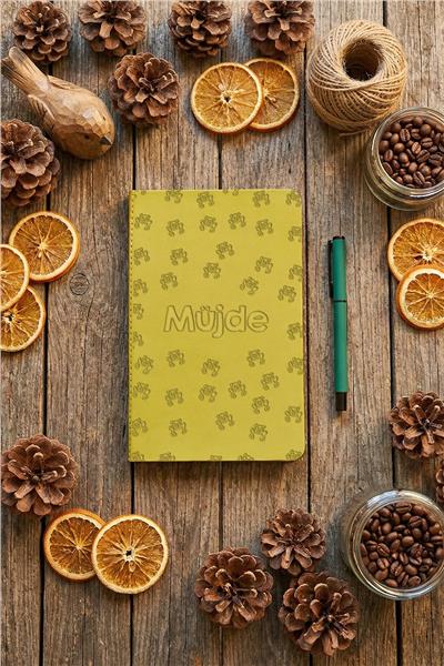 Sevimli Panda Kişiye Özel Defter ve Kalem