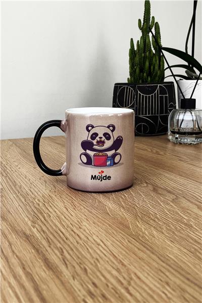 Sevimli Panda Kişiye Özel Kupa Bardak Standart