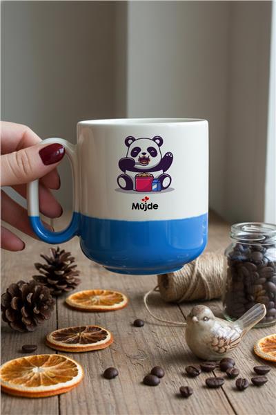 Sevimli Panda Kişiye Özel Kupa Bardak Pro