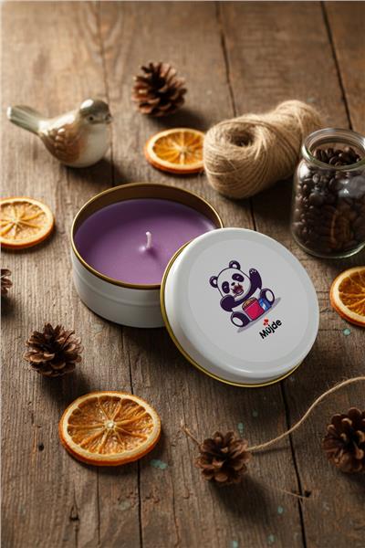 Sevimli Panda Kişiye Özel Mum