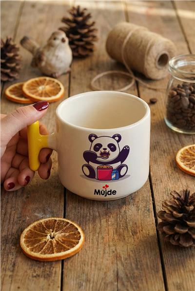 Sevimli Panda Kişiye Özel T Kupa
