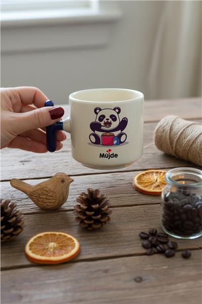 Sevimli Panda Kişiye Özel T Kupa