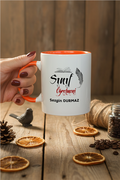 Sınıf Öğretmeni Kişiye Özel Kupa Bardak Standart