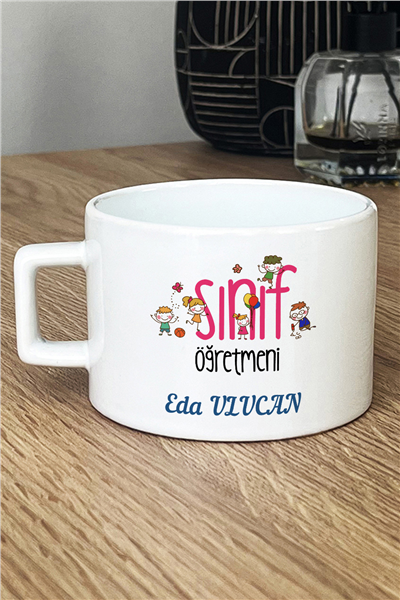Sınıf Öğretmeni Kişiye Özel Lüks Fincan