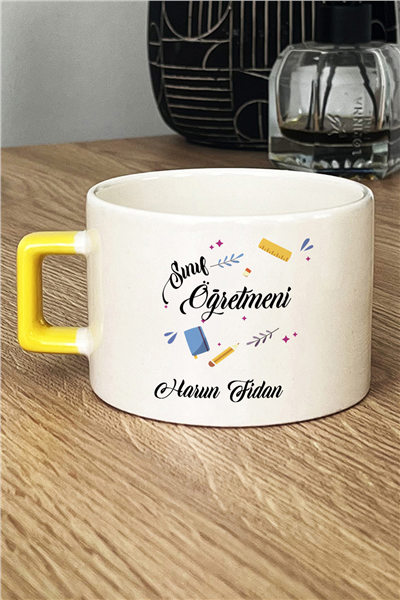 Sınıf Öğretmeni Kişiye Özel Lüks Fincan