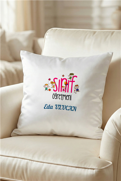 Sınıf Öğretmeni Kişiye Özel Yastık