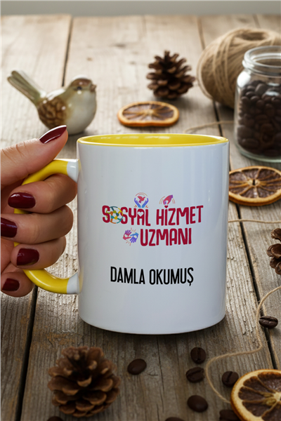 Sosyal Hizmet Uzmanı Kişiye Özel Kupa Bardak Standart