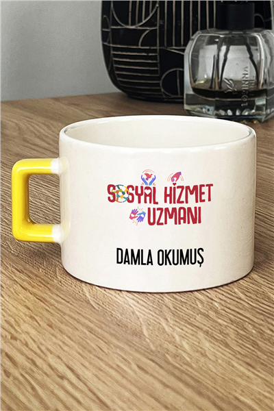 Sosyal Hizmet Uzmanı Kişiye Özel Lüks Fincan