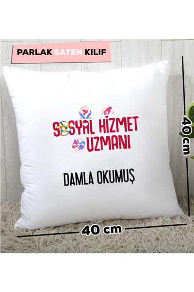 Sosyal Hizmet Uzmanı Kişiye Özel Yastık