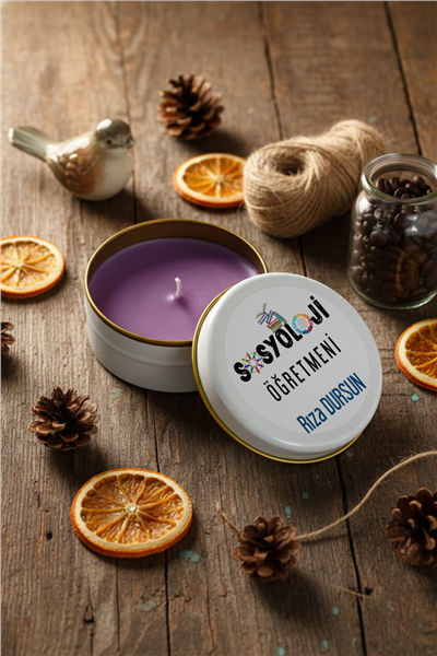 Sosyoloji Öğretmeni Kişiye Özel Mum