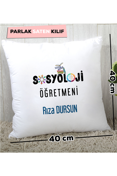 Sosyoloji Öğretmeni Kişiye Özel Yastık