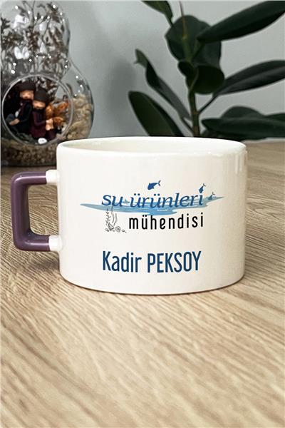 Su Ürünleri Mühendisi Kişiye Özel Lüks Fincan