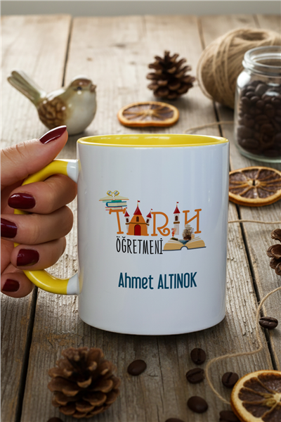 Tarih Öğretmeni Kişiye Özel Kupa Bardak Standart