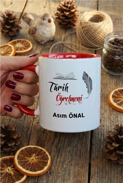 Tarih Öğretmeni Kişiye Özel Kupa Bardak Standart