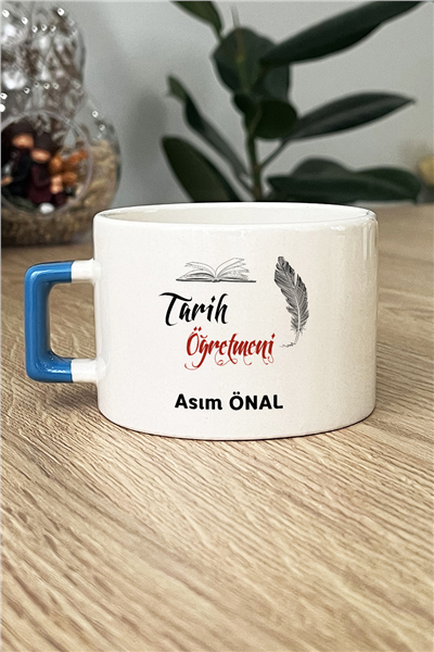 Tarih Öğretmeni Kişiye Özel Lüks Fincan