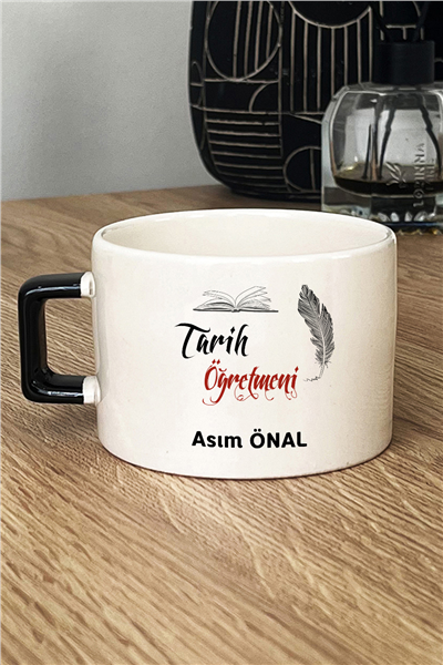 Tarih Öğretmeni Kişiye Özel Lüks Fincan