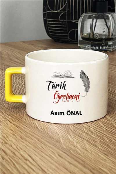 Tarih Öğretmeni Kişiye Özel Lüks Fincan