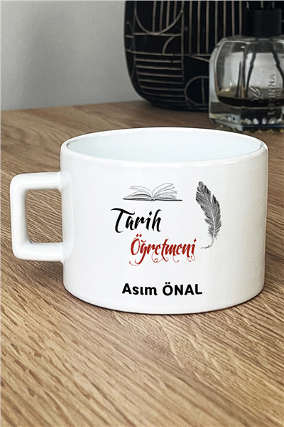 Tarih Öğretmeni Kişiye Özel Lüks Fincan