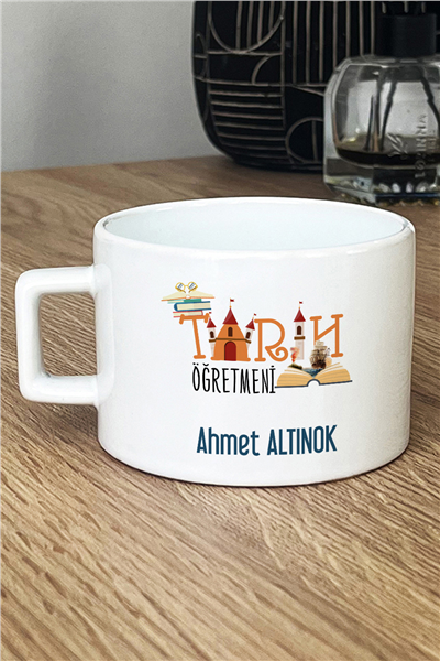 Tarih Öğretmeni Kişiye Özel Lüks Fincan