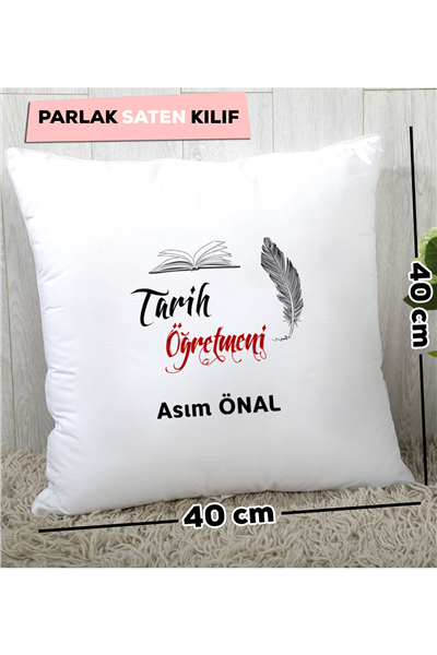 Tarih Öğretmeni Kişiye Özel Yastık