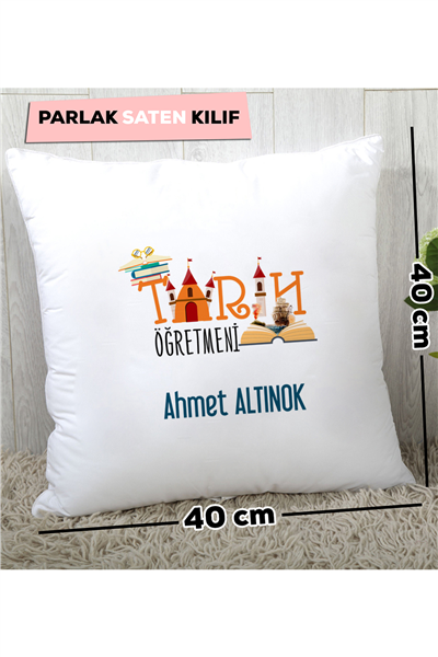 Tarih Öğretmeni Kişiye Özel Yastık