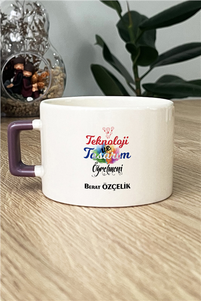 Teknoloji ve Tasarım Öğretmeni Kişiye Özel Lüks Fincan