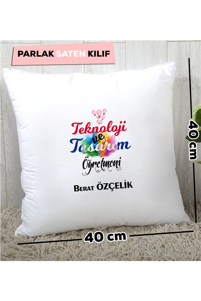 Teknoloji ve Tasarım Öğretmeni Kişiye Özel Yastık
